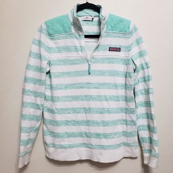 Vineyard Vines Tops - Vineyard Vines Mint Striped Shep Shirt, sz S